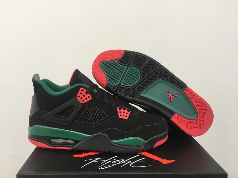 Air Jordan 4 NRG Black Green Red Shoes